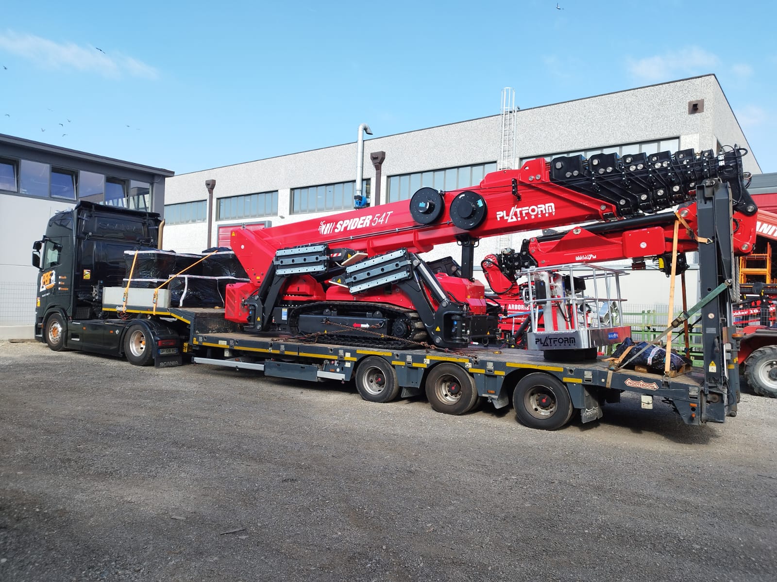PBF Transport camion porte engin