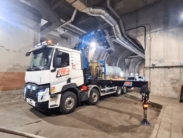 PBF Transport bras de grue