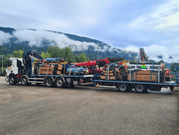 camion bras de grue PBF