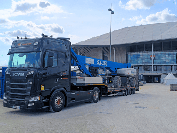 semi remorque porte engins PBF